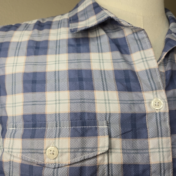 Eddie Bauer Plaid Button Front Shirt - Picture 3 of 11